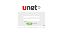 Tablet Screenshot of my.unet.by